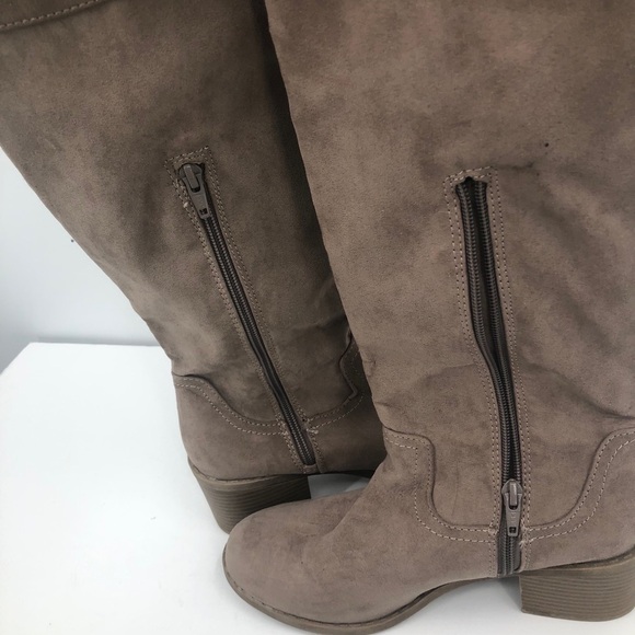 Makalu California women’s‎ knee-high tan boots 8.5 - Picture 7 of 15